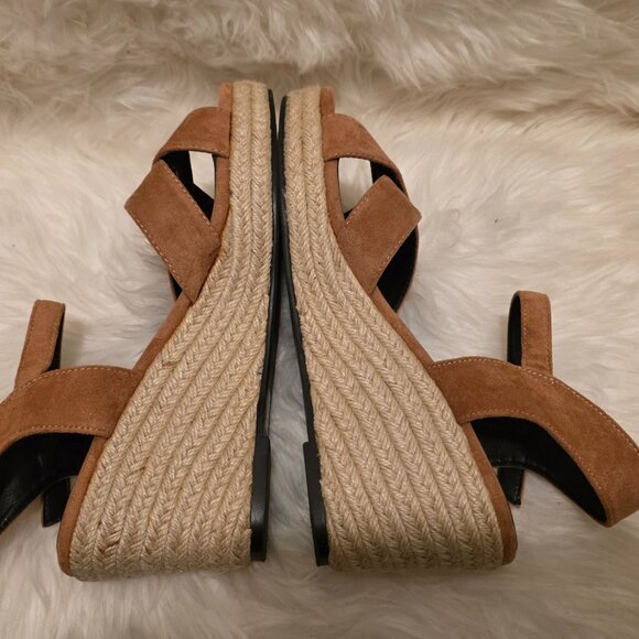 andres machado shoes wedge sandal ante corral size 11 - Picture 5 of 8